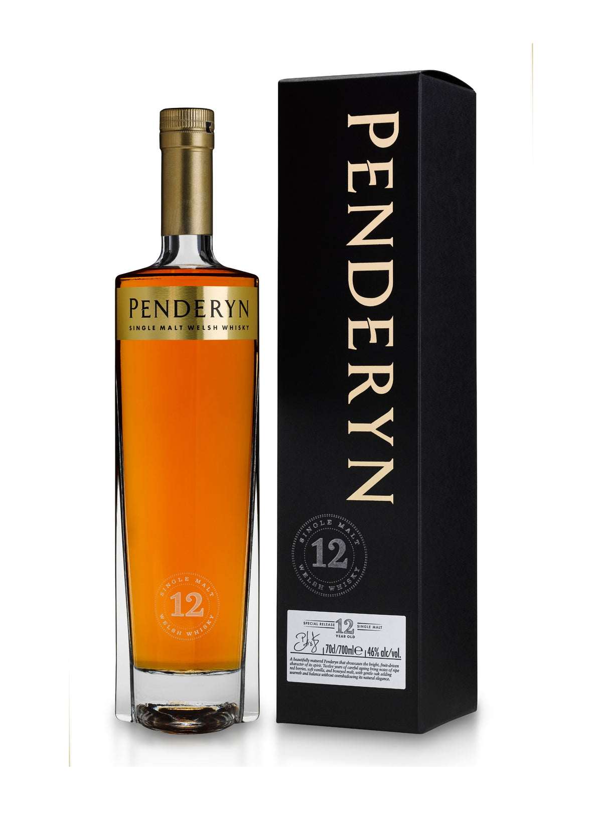 Penderyn 12 Year Old Single Malt Whisky 70cl