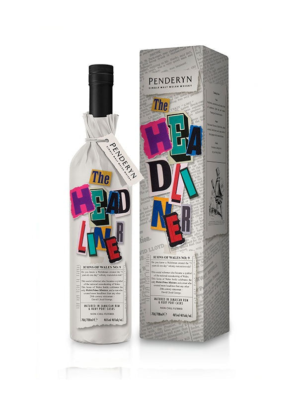 Penderyn Icons of Wales #9 -The Headliner 70cl